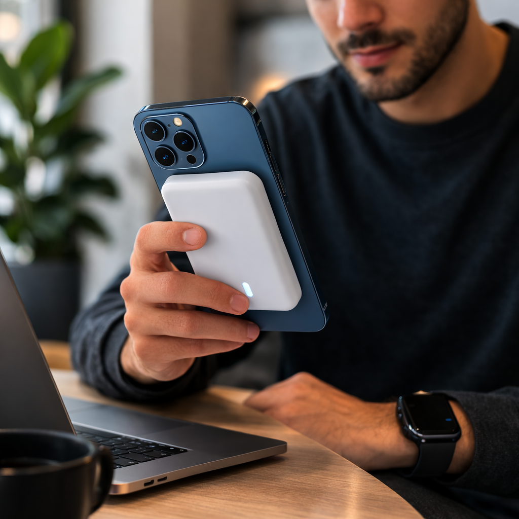 POWER LINK™ Batería Portátil Magnética 15.000 mAh
