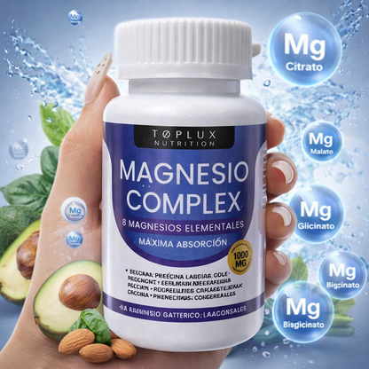 MAGNESIO ELEMENTAL 8X™ Suplemento 1.000mg
