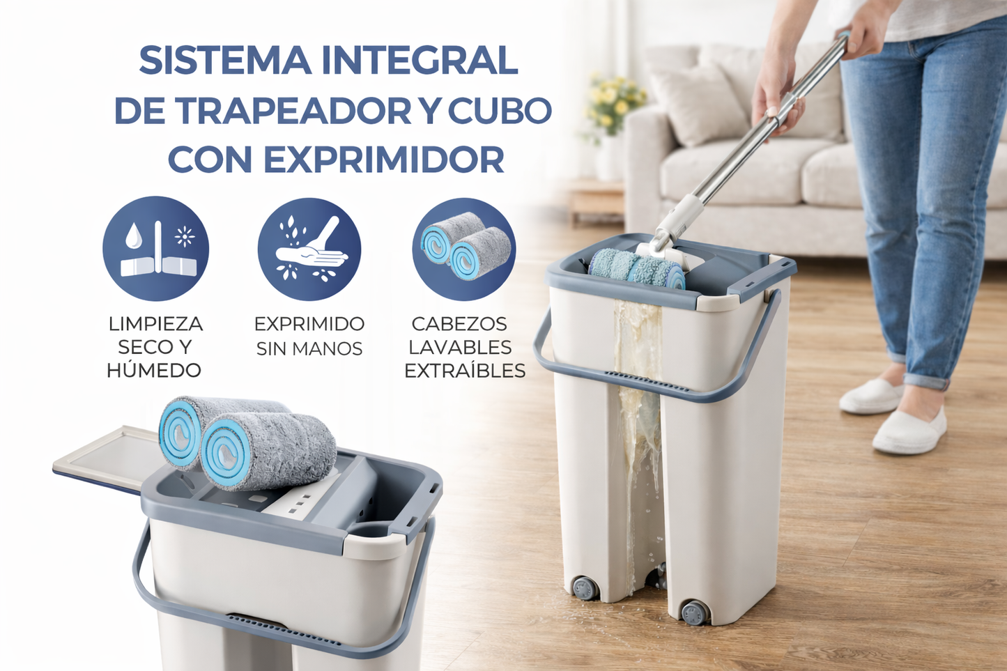 ECOSHINE™ Mopa Limpiadora Pro