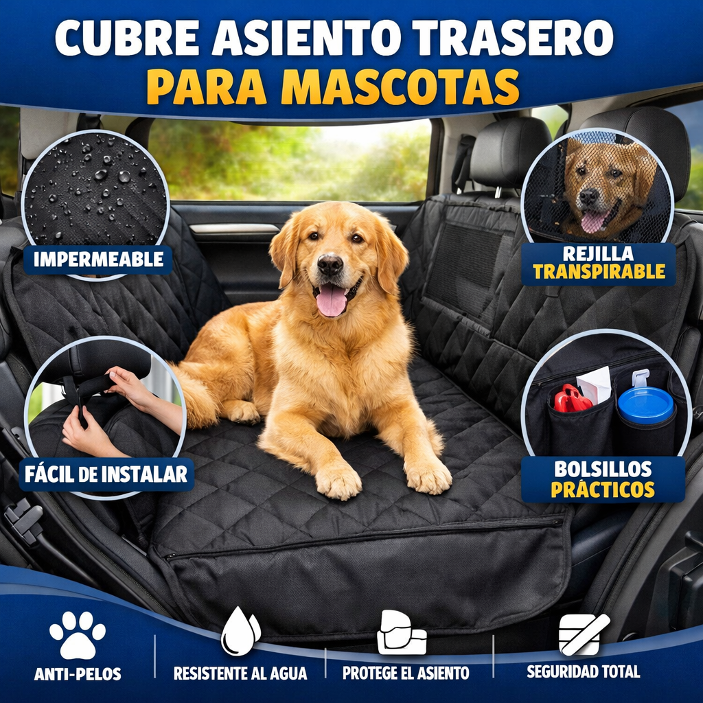 PAWDRIVE™ Cubre Asientos Para Mascotas