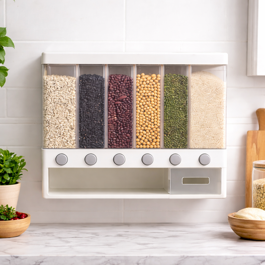ORGAGRAIN™ Dispensador de granos con 6 divisores